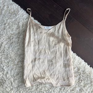 Babaton Satin Cami Tank - Champagne / Blush color